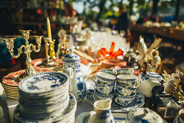 Some beautiful pieces for sale at a flea market in Berlin.